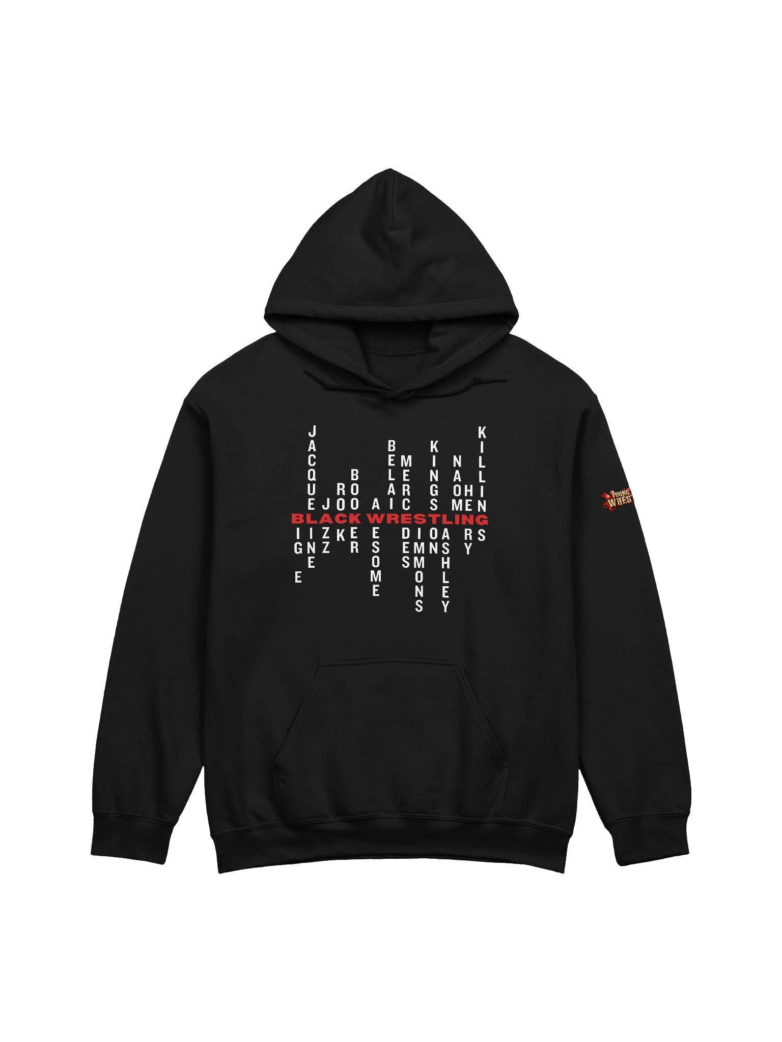 Black Wrestling Royalty Hoodie product image (1)