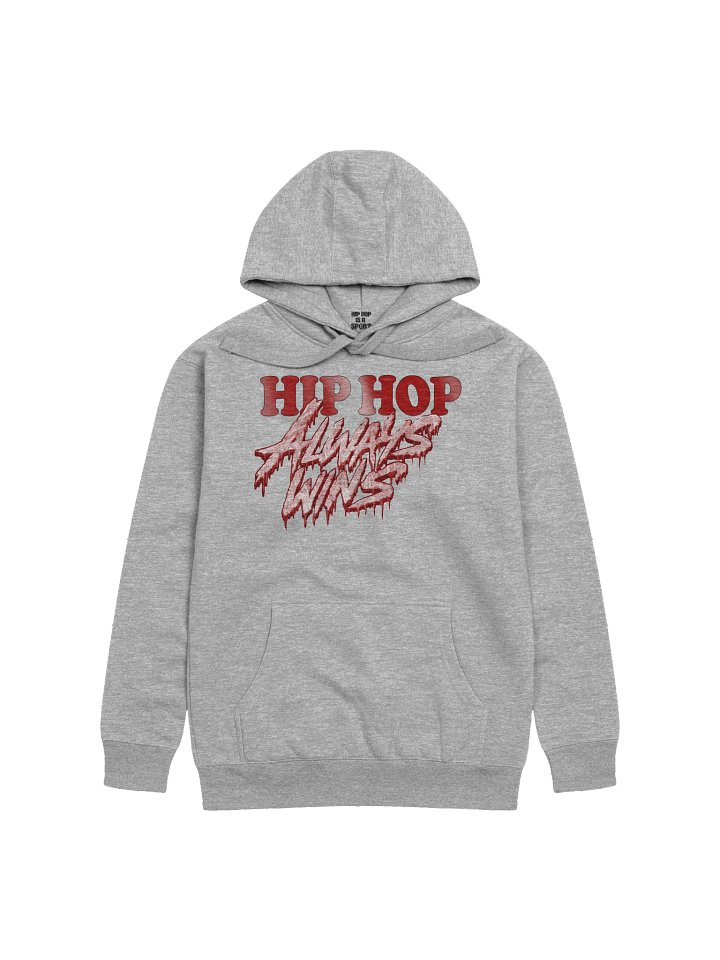 Hip Hop Always Wins Hoodie (Red) product image (3)