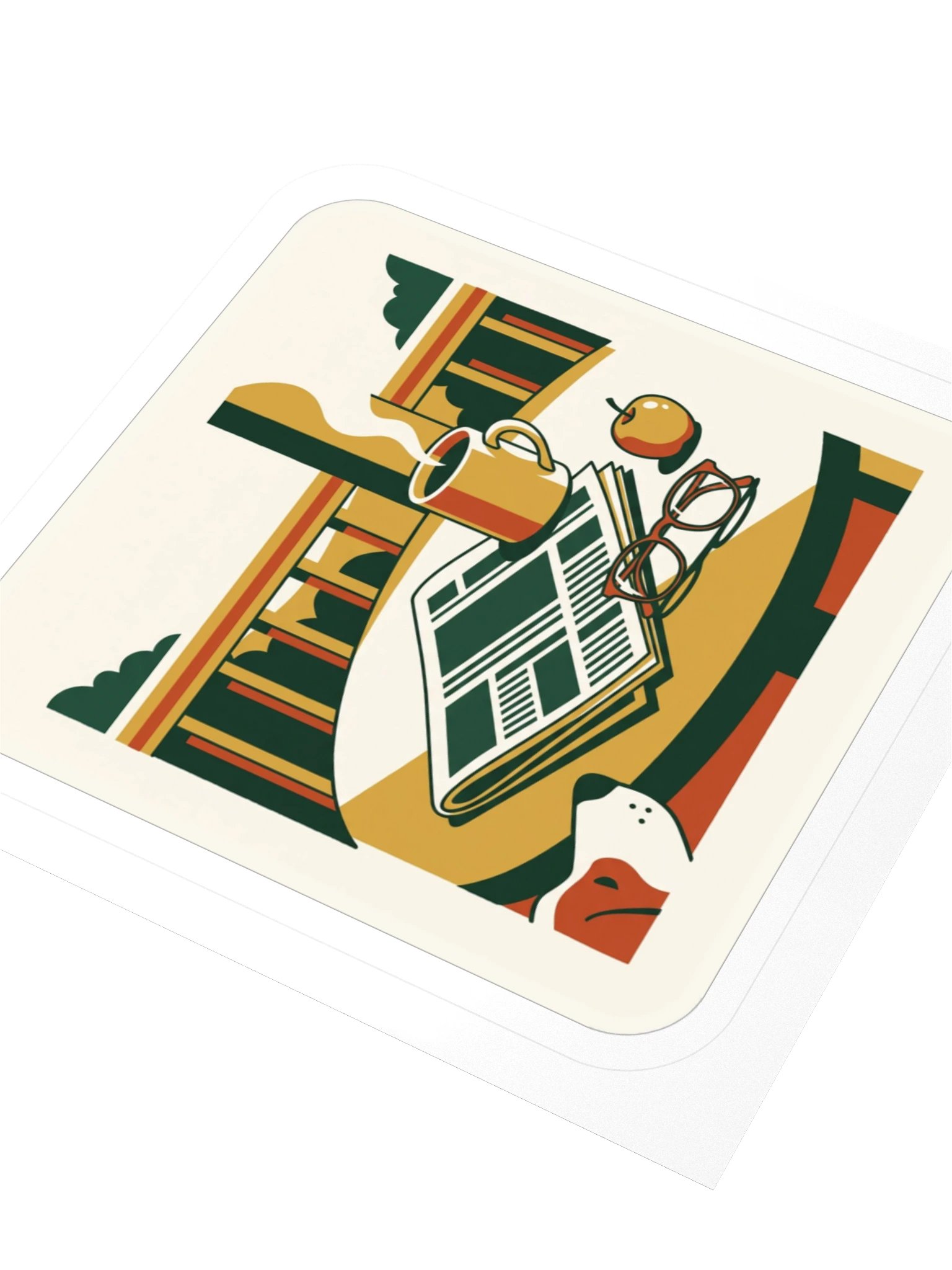 Morning Read Sticker product image (3)