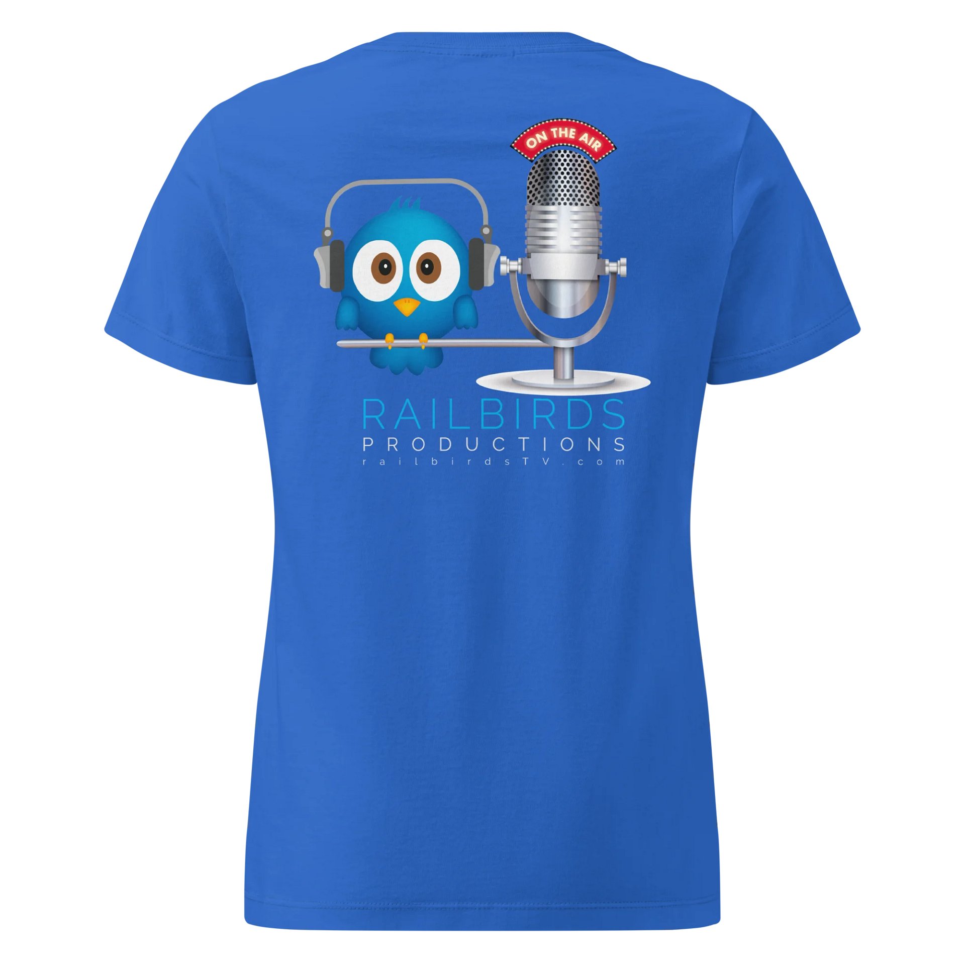Women's Blue Railbirds Fitted Tee product image (2)