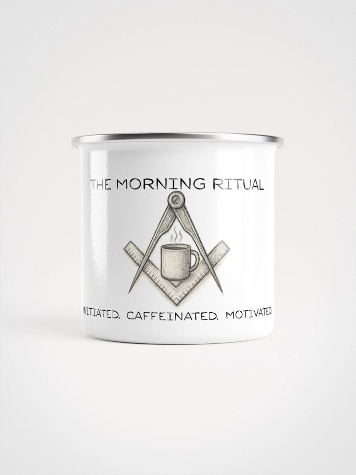The Morning Ritual – Enamel Mug product image (1)