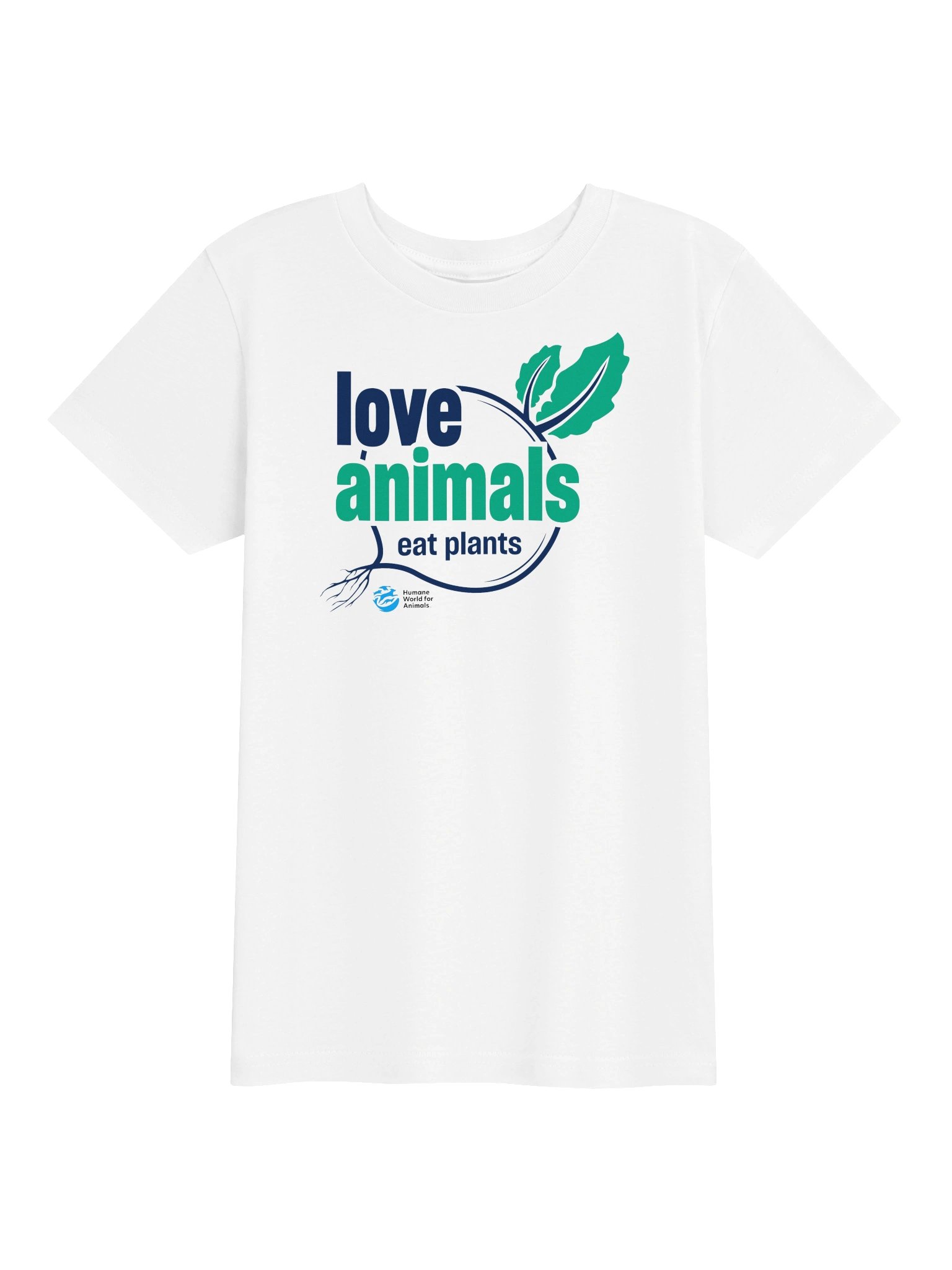 Love animals, eat plants - Kids shirt product image (1)