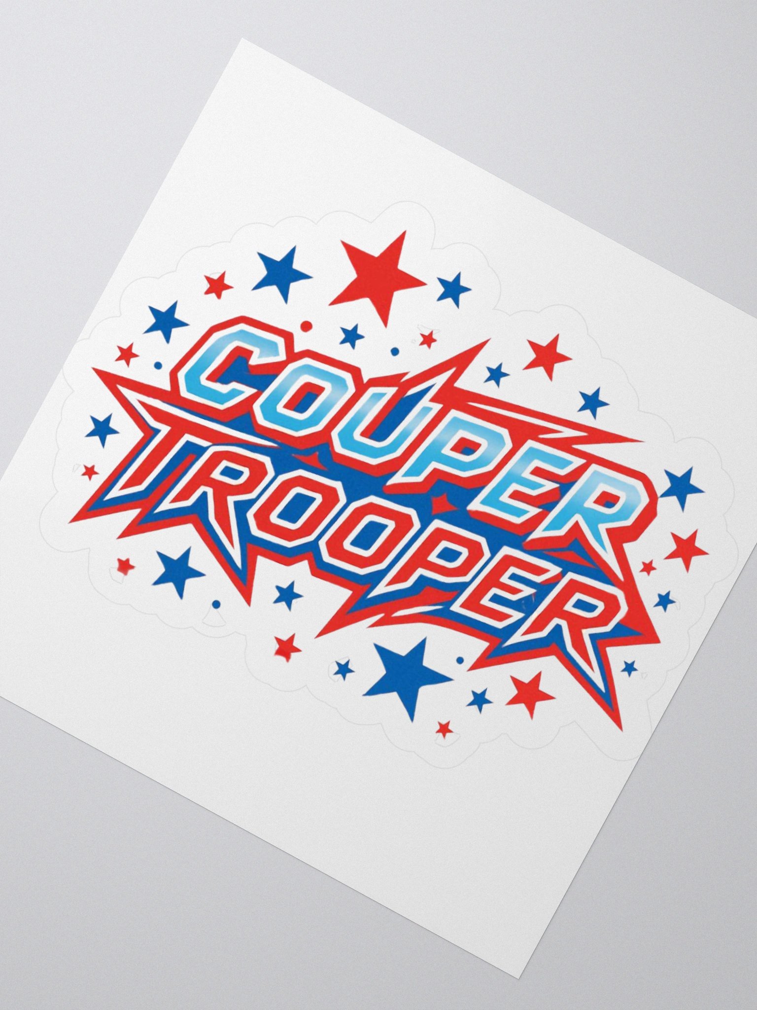 Patriotic Couper Trooper Sticker product image (5)