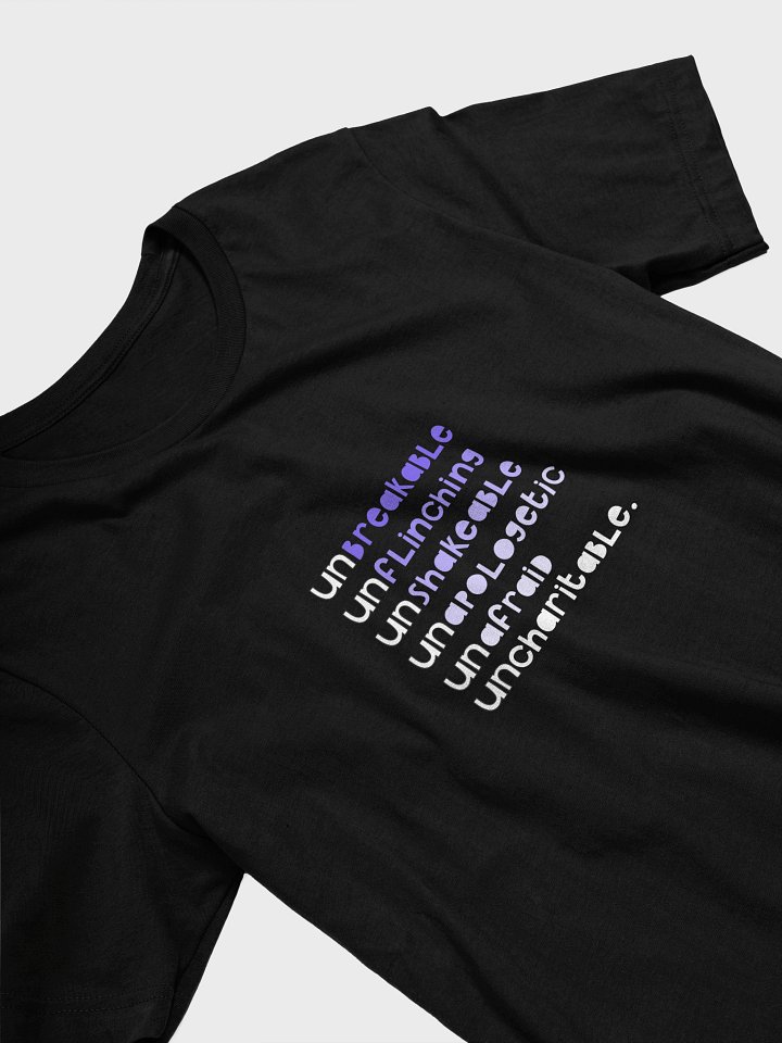 Be Uncharitable T-shirt *limited edition: amethyst* product image (2)