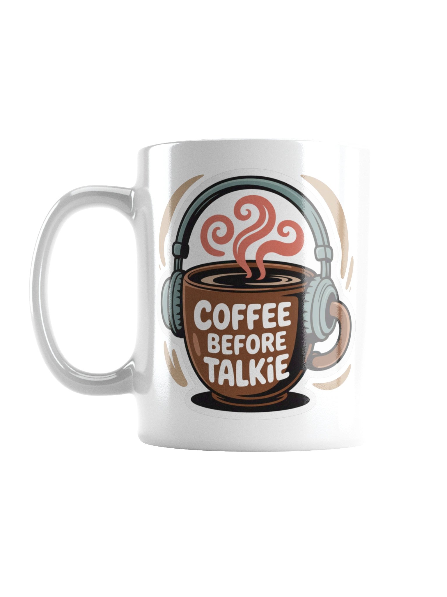Coffee Before Talkie Funny Mug – Perfect Morning Quote product image (1)