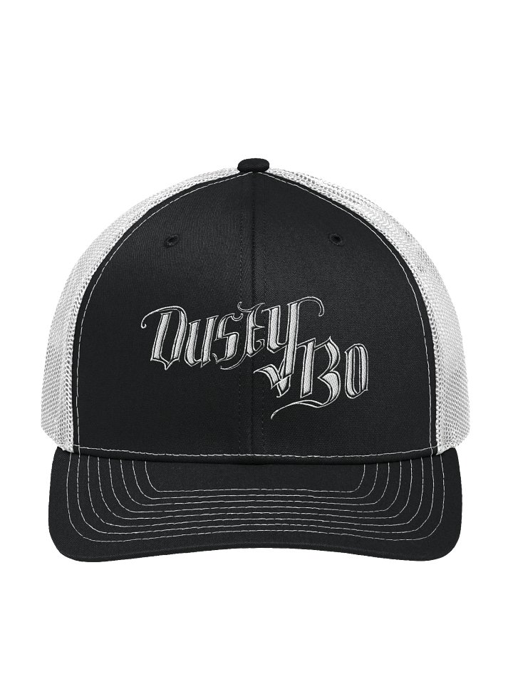 B&W Trucker Hat (Embroidered) product image (1)