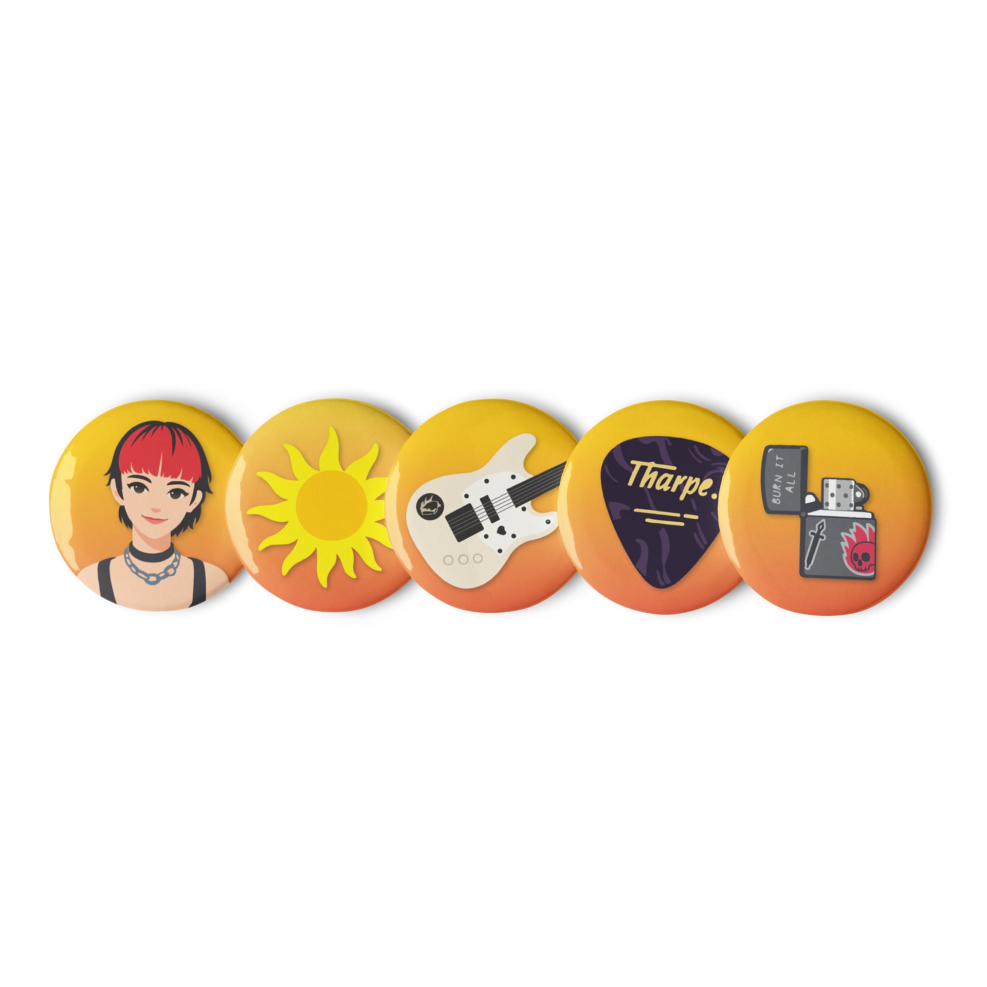 Nora Malakian - Character Button Set product image (4)