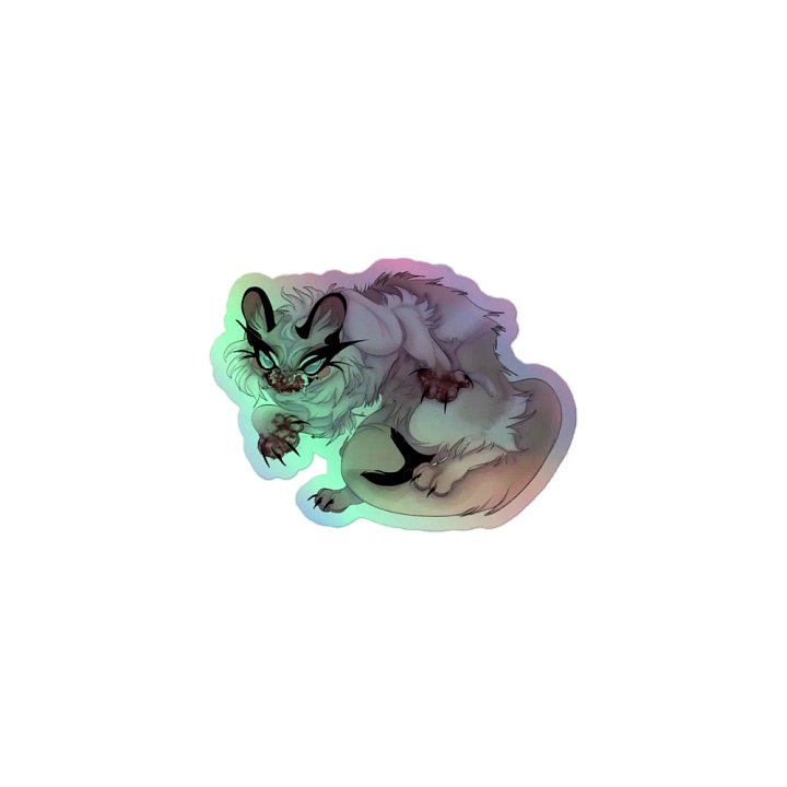 Holographic Sticker || Snowfur product image (1)