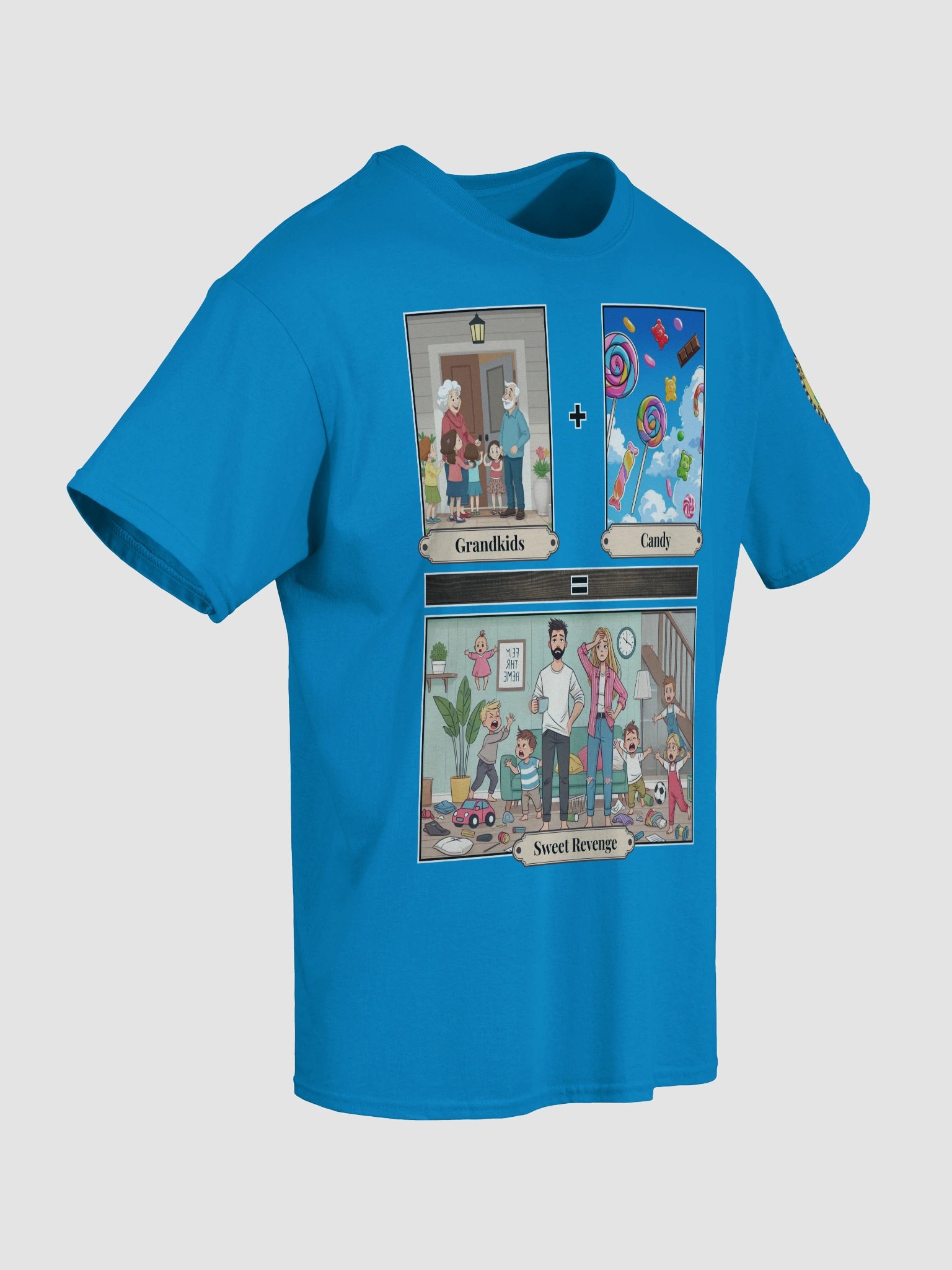 Grandkids + Candy = Sweet Revenge (Both) Gildan Heavyweight T-Shirt Colors (2) product image (4)