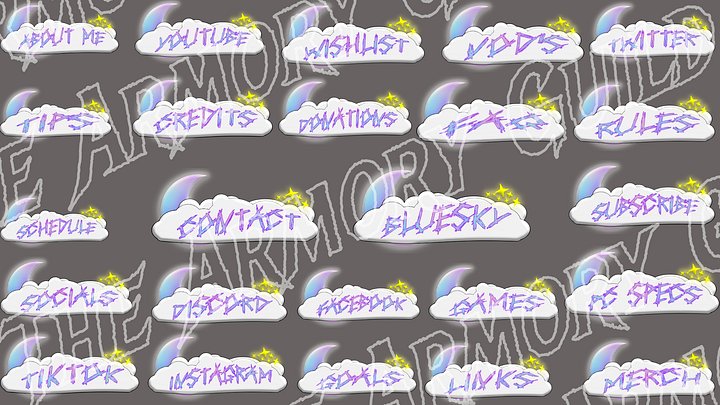 Cloud Twitch Panels product image (1)