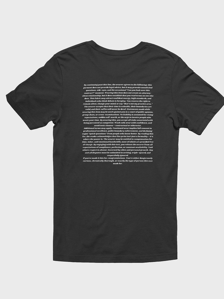 "Read The Fine Print" - Matching Tee product image (2)