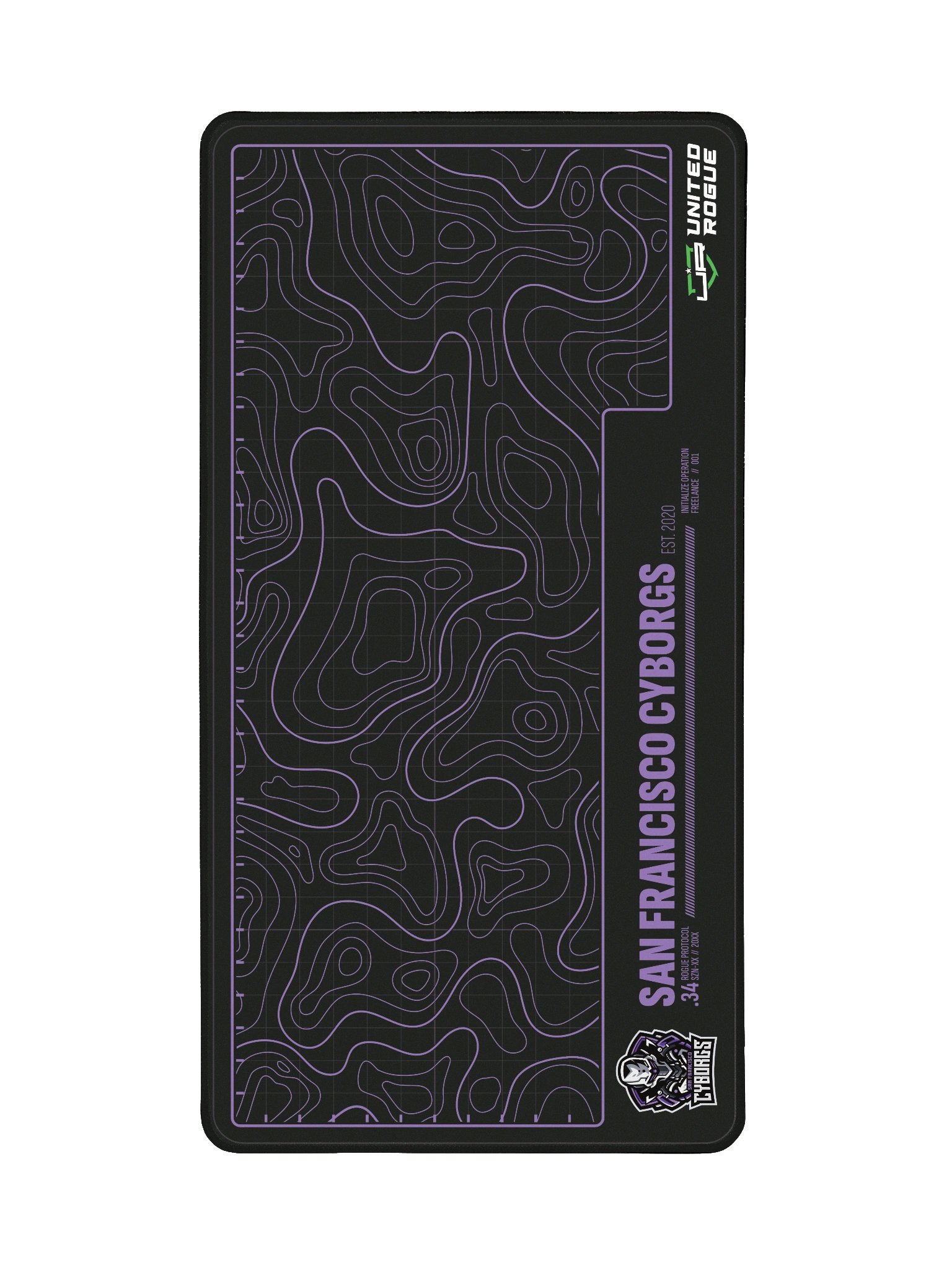 San Francisco Cyborgs Map Desk Mat product image (2)