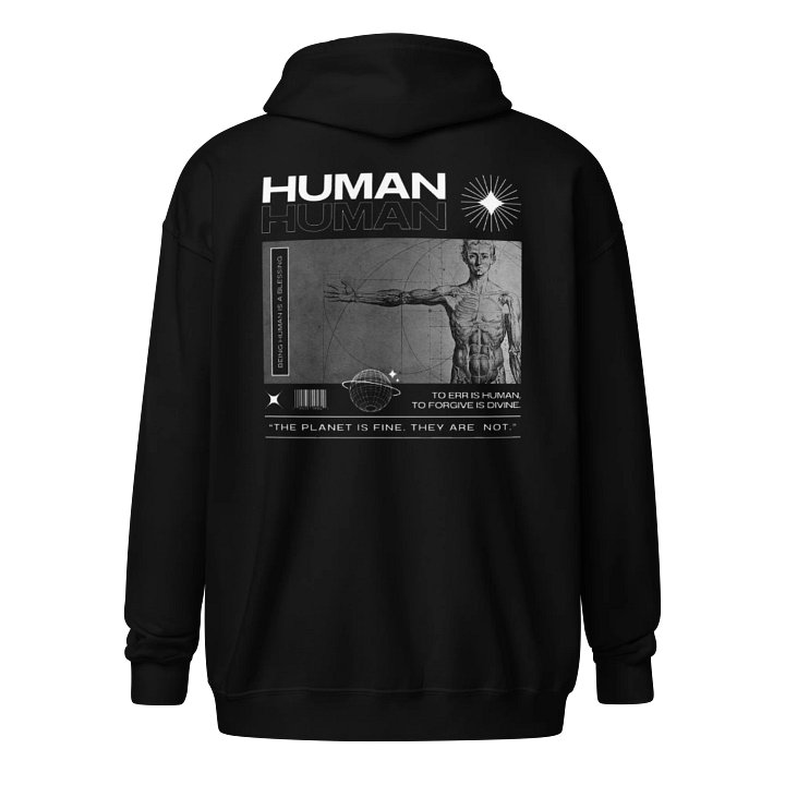 LOVA - Human Unisex Pull Over Hoodie product image (2)