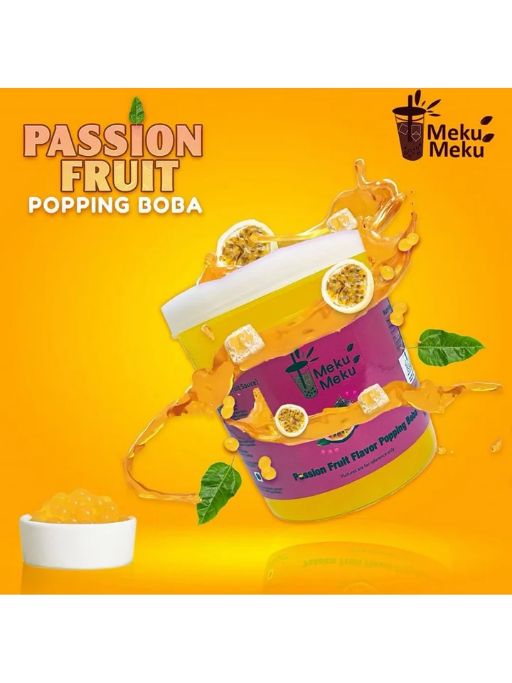 Passion Fruit Popping Boba Crystals Delicious Flavour product image (1)