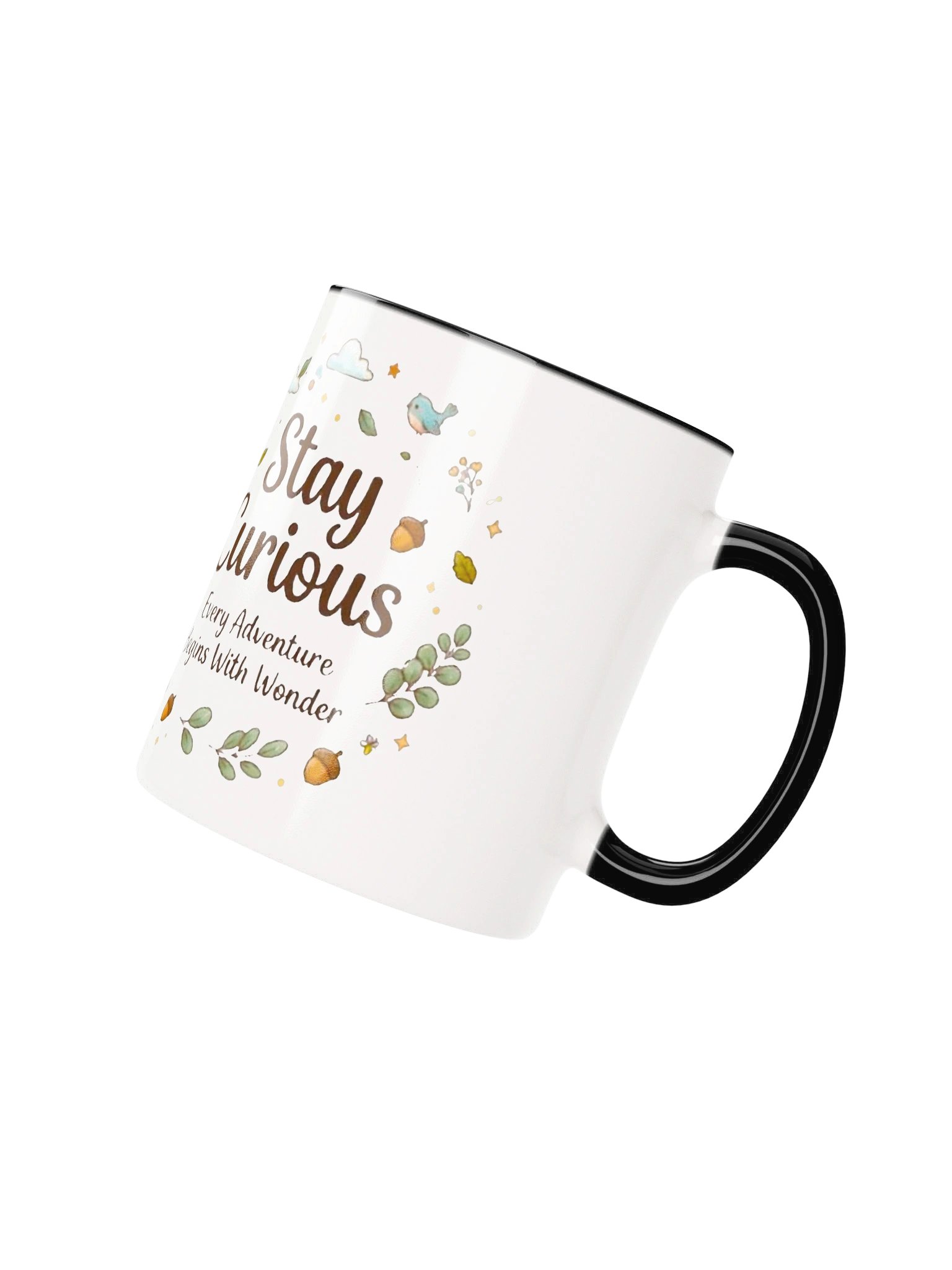 Stay Curious Cute Fox Adventure Kids Accent Mug product image (25)
