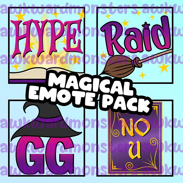 4 Pack of Witchy Themed Emotes product image (1)