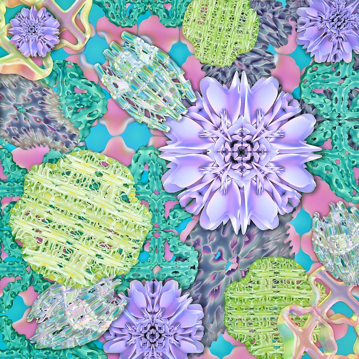 Floral Phytoplankton Print product image (1)