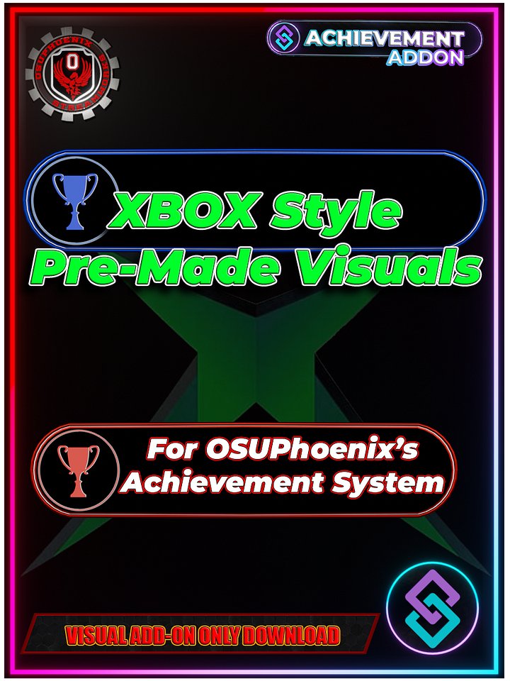 XBOX Style Achievement Visuals product image (1)