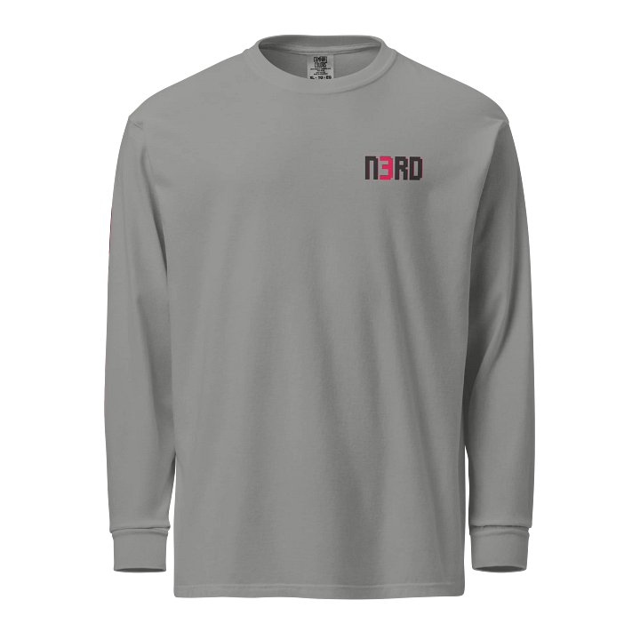 Nerd (Dark) Comfort Colors Longsleeve product image (1)