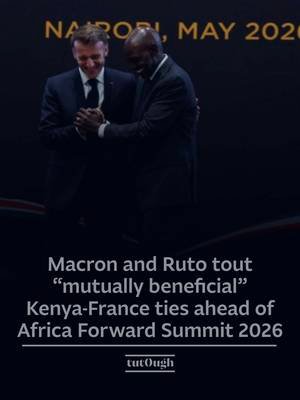🇫🇷🇰🇪French President Emmanuel Macron and Kenyan President William Ruto announced expanded bilateral cooperation in Nairobi ahead of the Africa Forward Summit 2026, with Macron describing the past seven years as “quite a journey” in which both countries “increased” their relationship and cooperation on African and global issues. Speaking at a joint conference on Sunday (10 May), Ruto said the Kenya-France relationship was “special” and “mutually beneficial”, adding that the summit reflected “a broader much more inclusive relationship with Africa” based on “respect for sovereignty” and African priorities. Key developments: - Kenya and France signed agreements covering transport, digital infrastructure, energy, health, education and climate cooperation. - A Ksh.12.5 billion Nairobi Commuter Rail modernisation project will expand rail links across Nairobi and surrounding towns. - The countries agreed to develop logistics and port infrastructure through a joint venture valued at approximately Ksh.104 billion. - France will support Kenya’s digital transformation, artificial intelligence development and civil nuclear energy ambitions. ℹ️ Citizen Digital, DRM News  📸 Photo: Emmanuel Macron/X #France #Kenya #InternationalRelations #Geopolitics #WorldNews