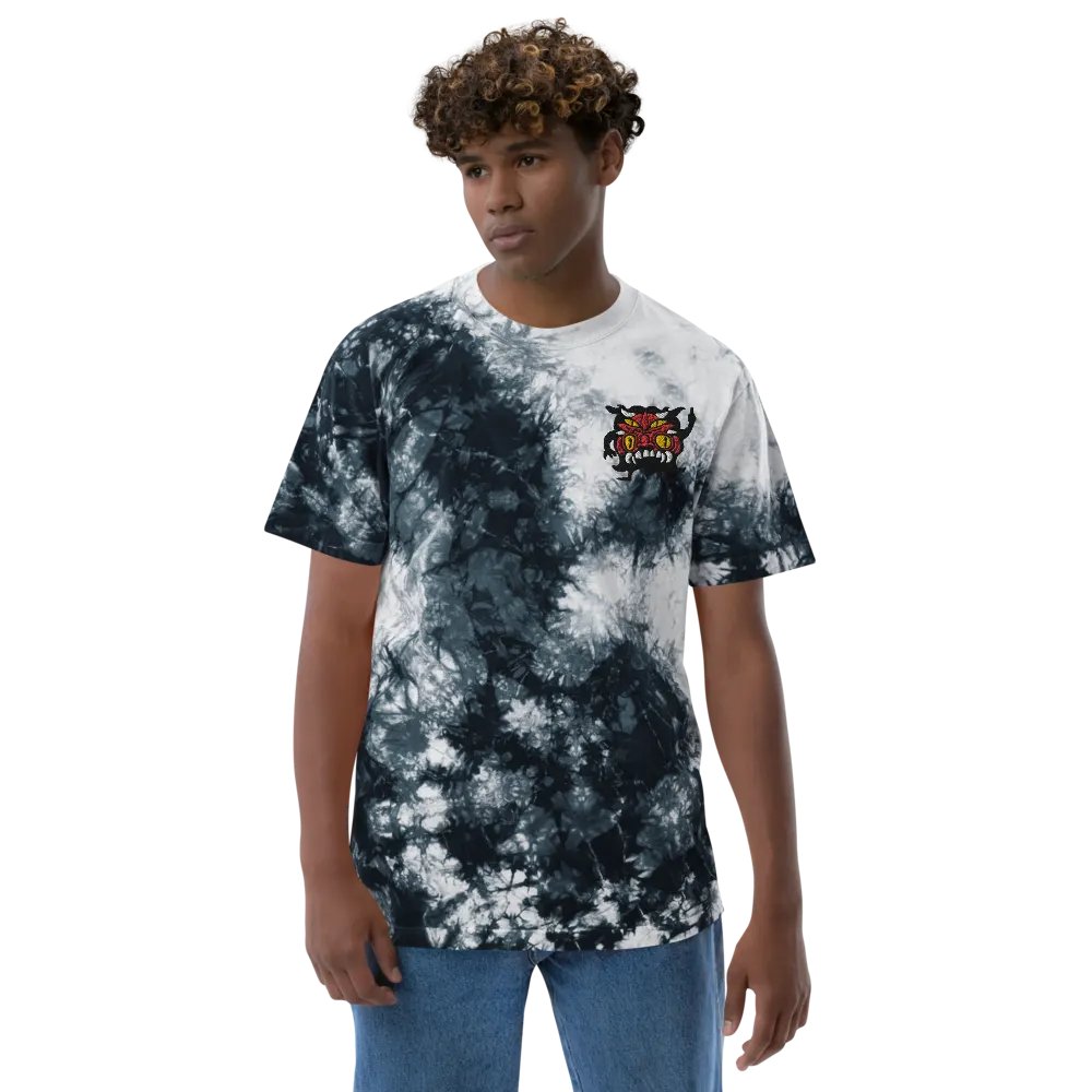 Embroidered Impish Oversized Tie Dye Tee product image (4)