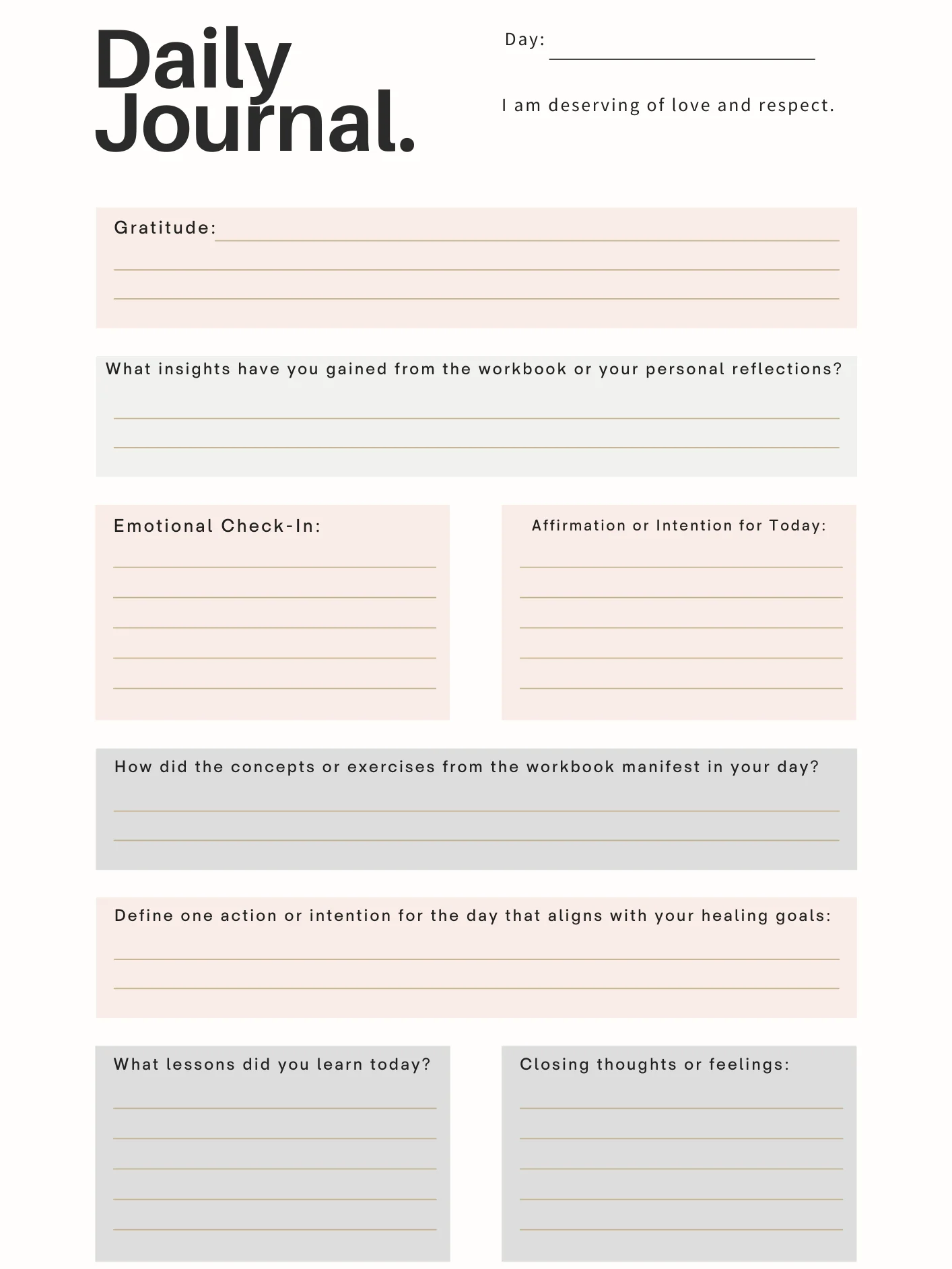 Mindfulness & Breathwork Workbook product image (3)