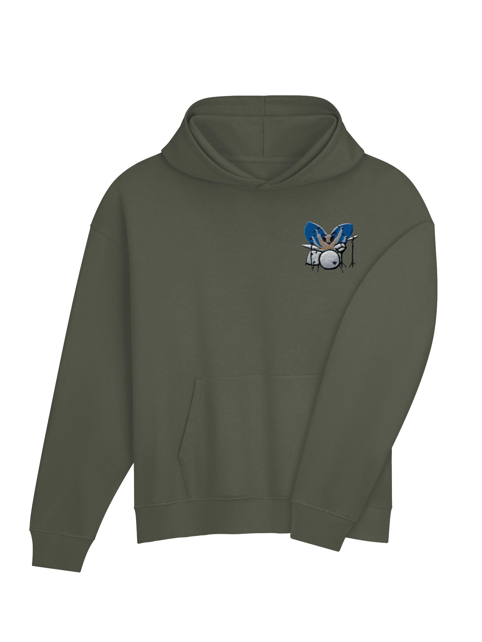 Bug Band Drummer Embroidered Hoodie product image (16)