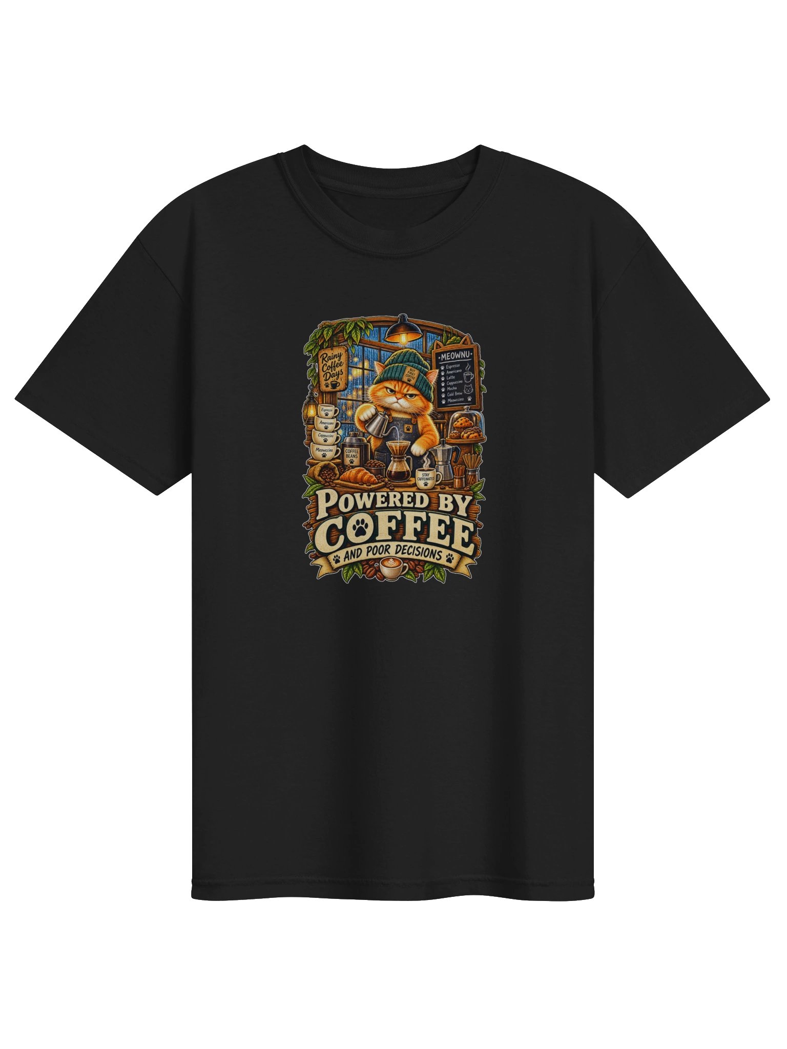 Powered by Coffee – Cat Edition | Rainy Days product image (6)