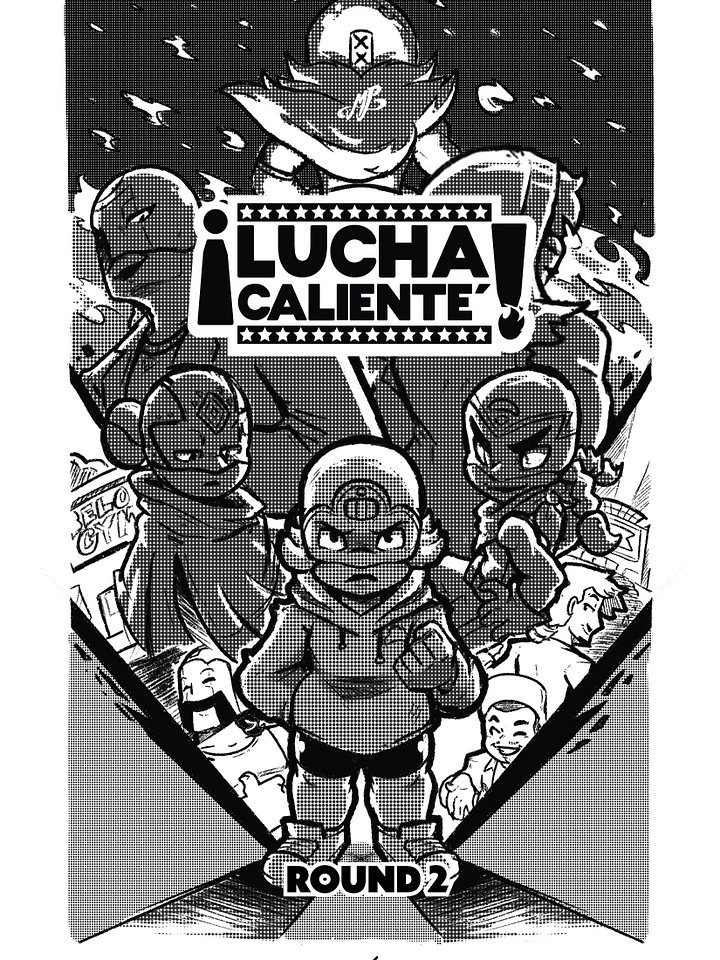 Lucha Calienté - Round 2 Riso Zine product image (2)