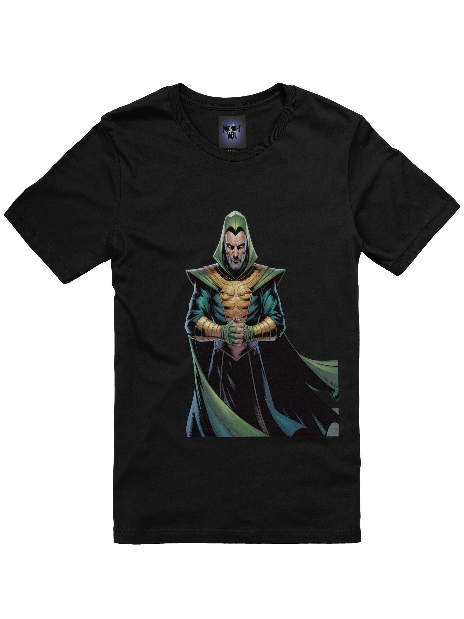 Veiled Vengeance: Ra’s Al Ghul Inspired T-Shirt product image (3)
