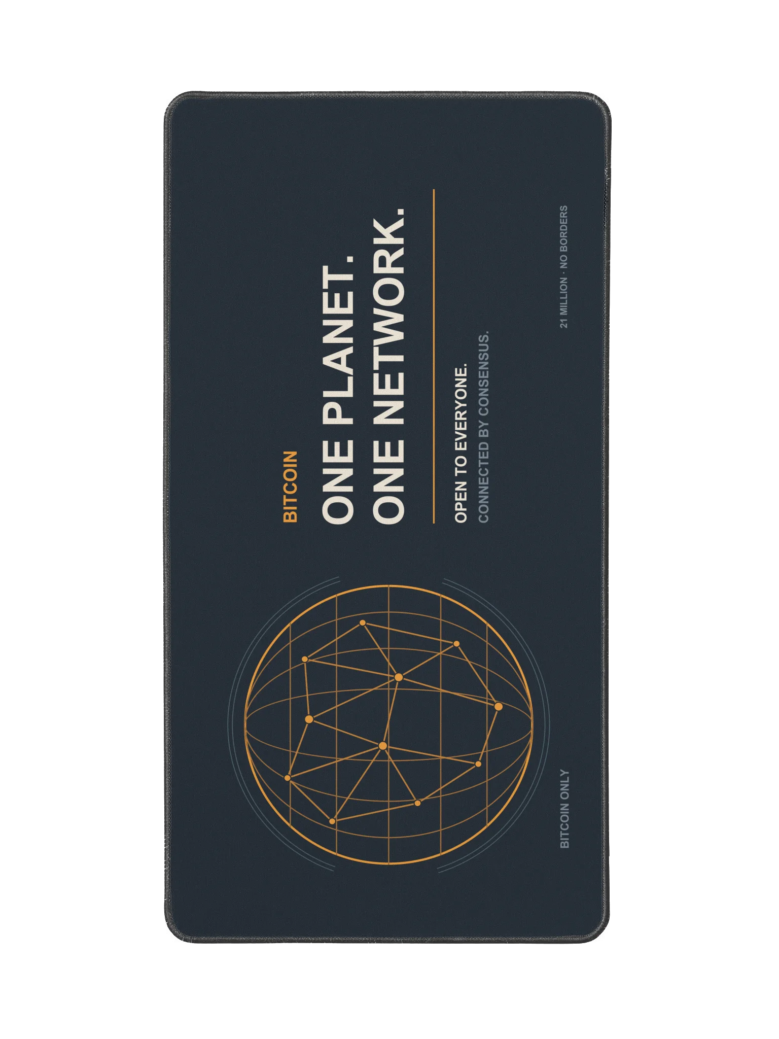 One Planet, One Network Bitcoin Desk Mat product image (2)