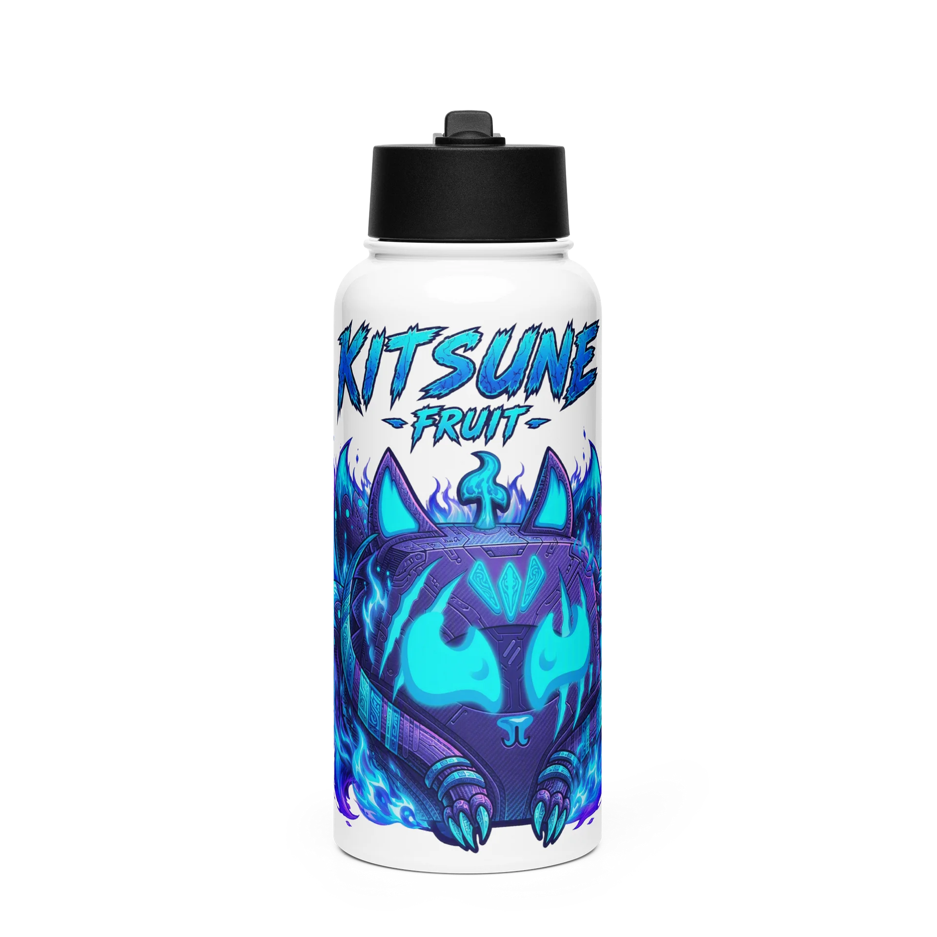 Kitsune Fruit Blox Fruits Gamer Water Bottle Gift For Kids product image (1)