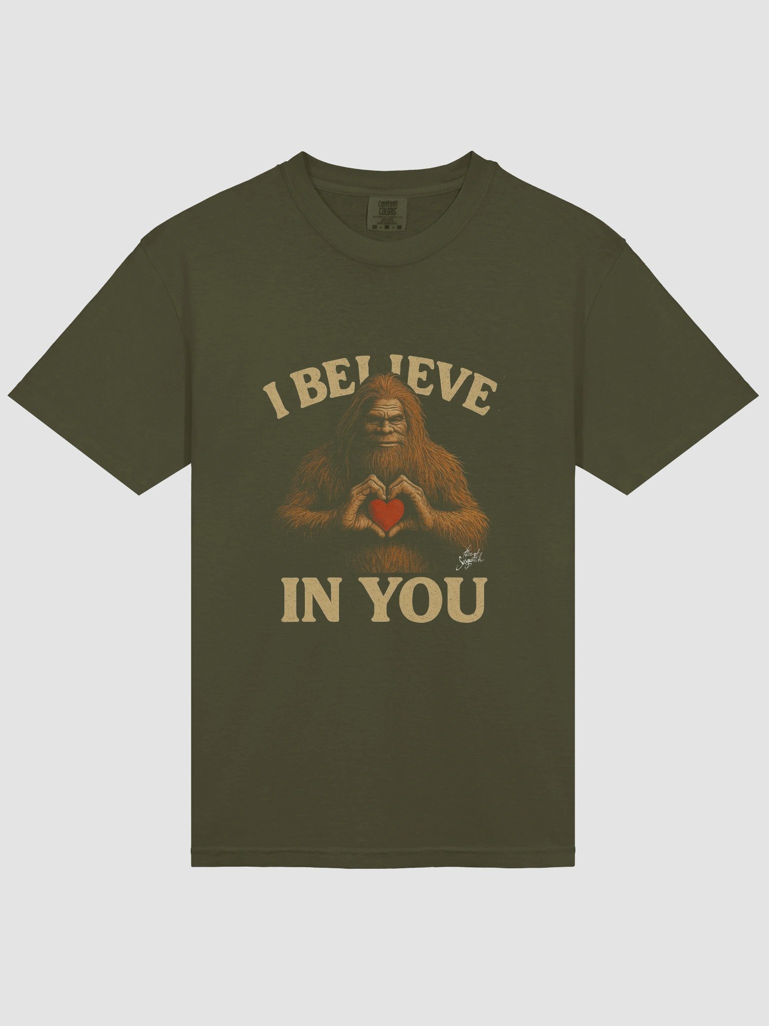 Bigfoot Believes in You – Inspirational Sasquatch T-Shirt product image (12)