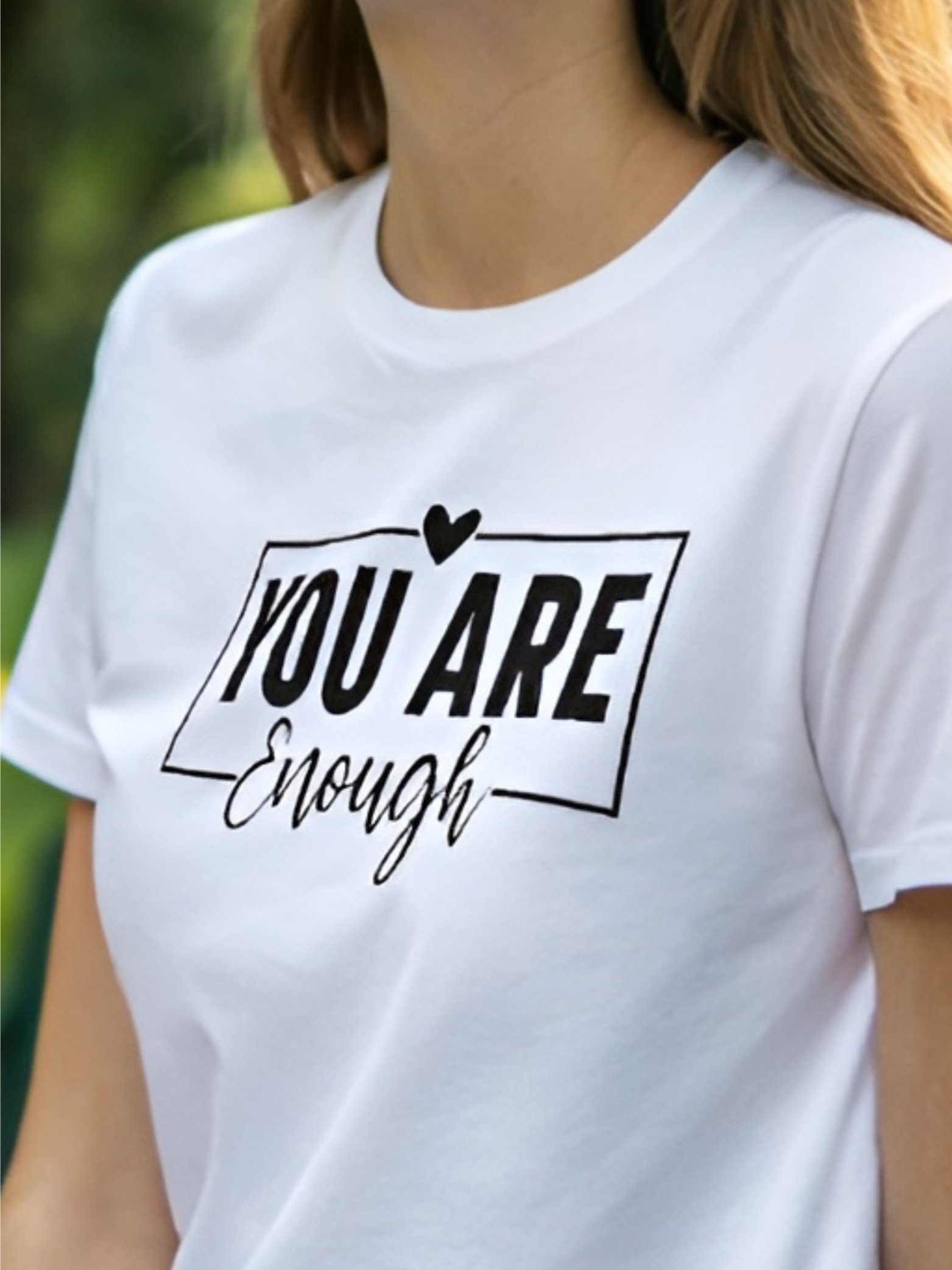 You Are Enough - Women's White T-Shirt product image (1)