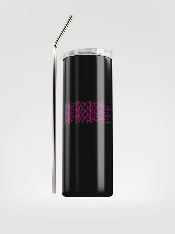 'Kiki Rockwell' Official Logo Metal Eco Tumbler (and eco straw) product image (1)