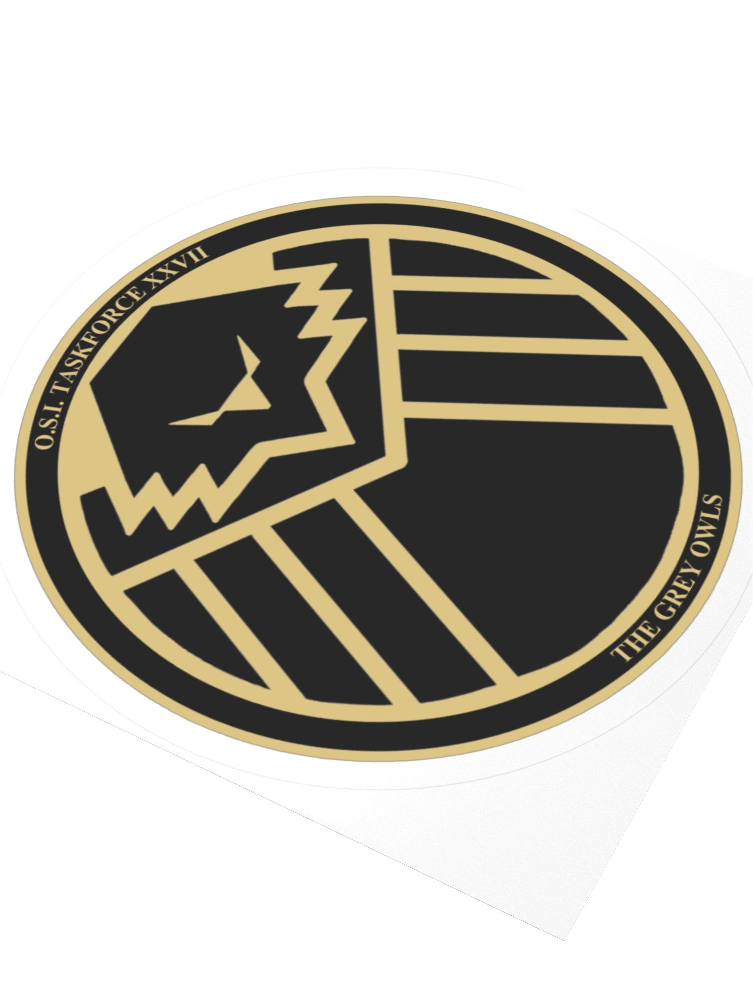 T27 Grey Owls Logo Sticker product image (3)