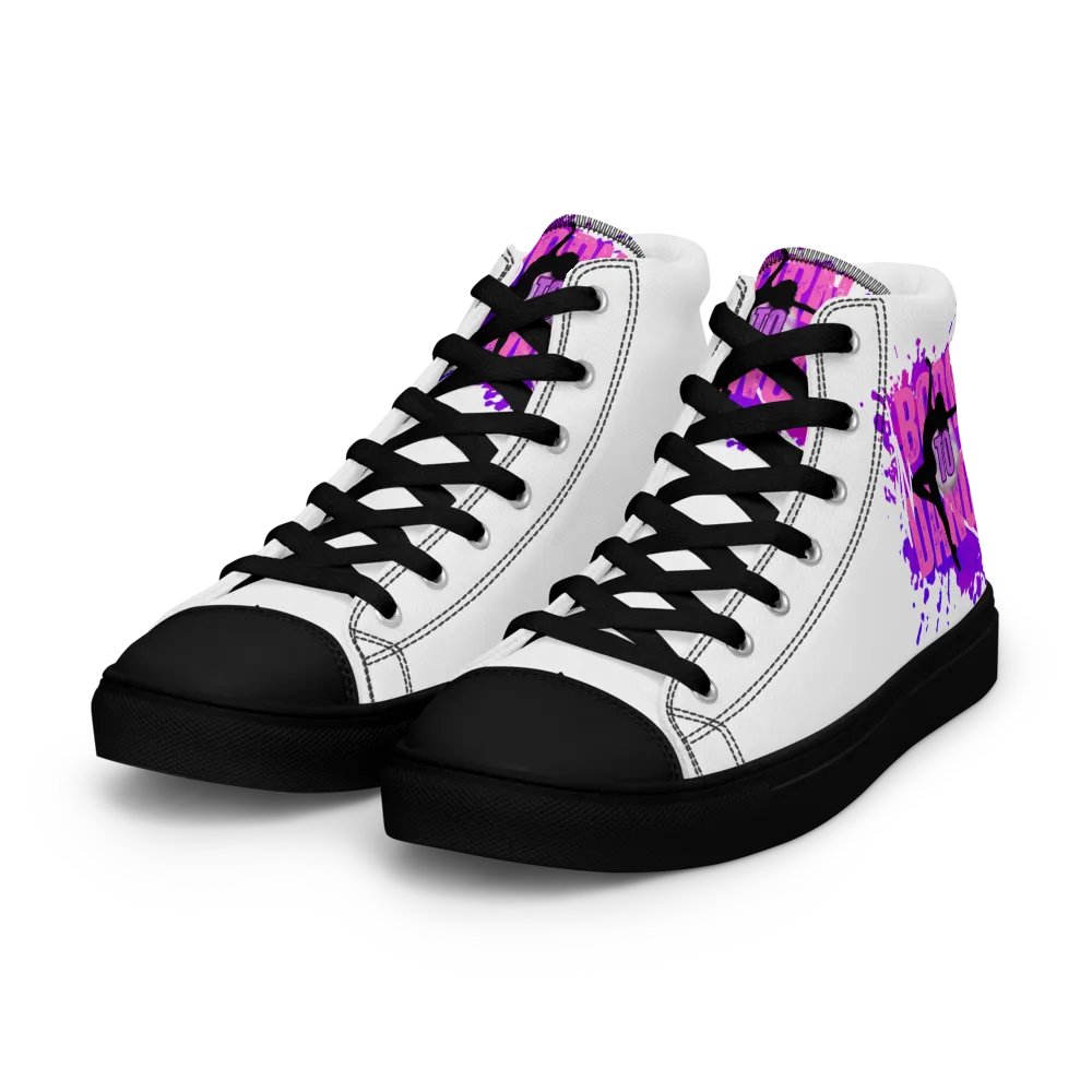 Energetic Born to Dance Her Silhouette Men's High Tops product image (6)