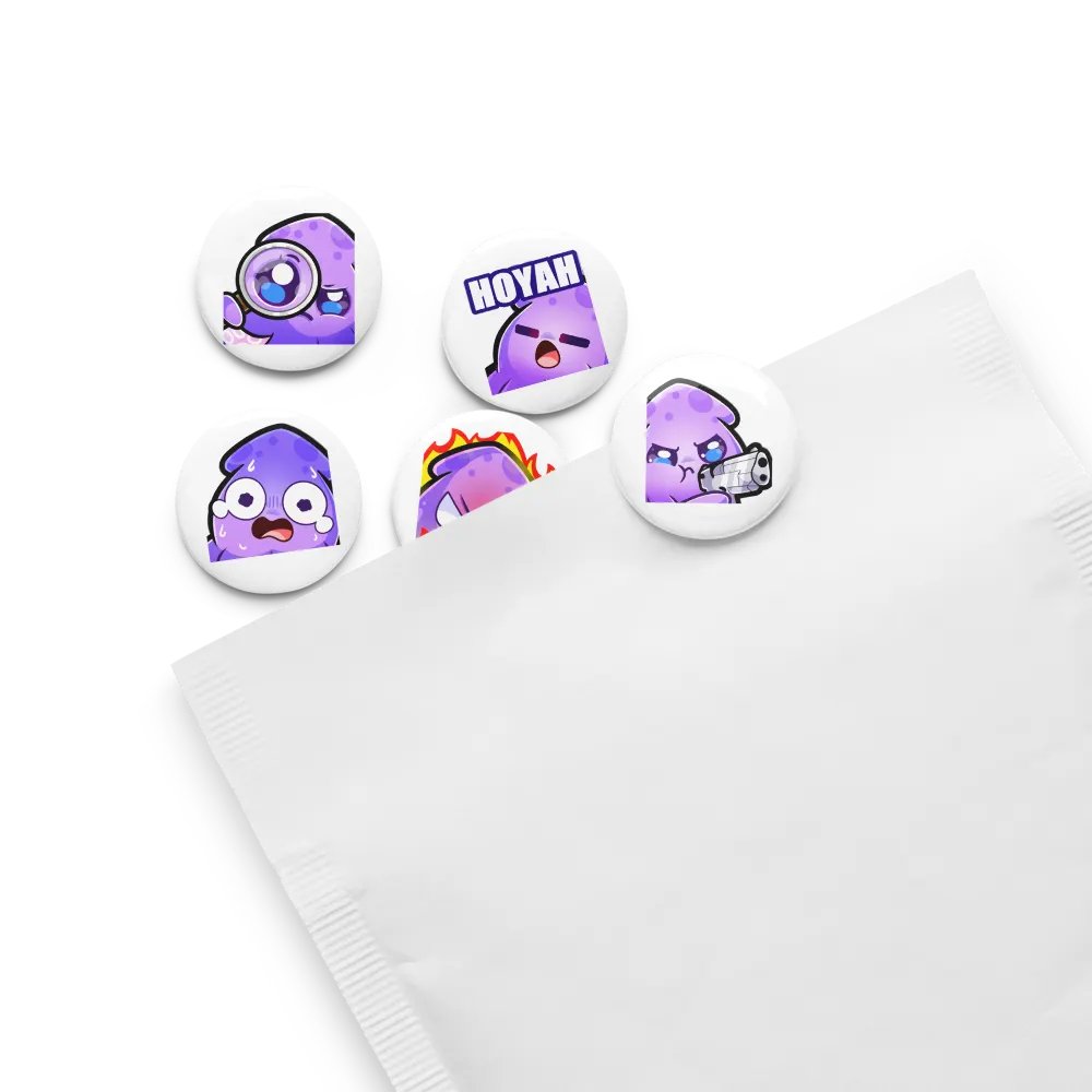 Squid Emote Pin Set [2] product image (4)