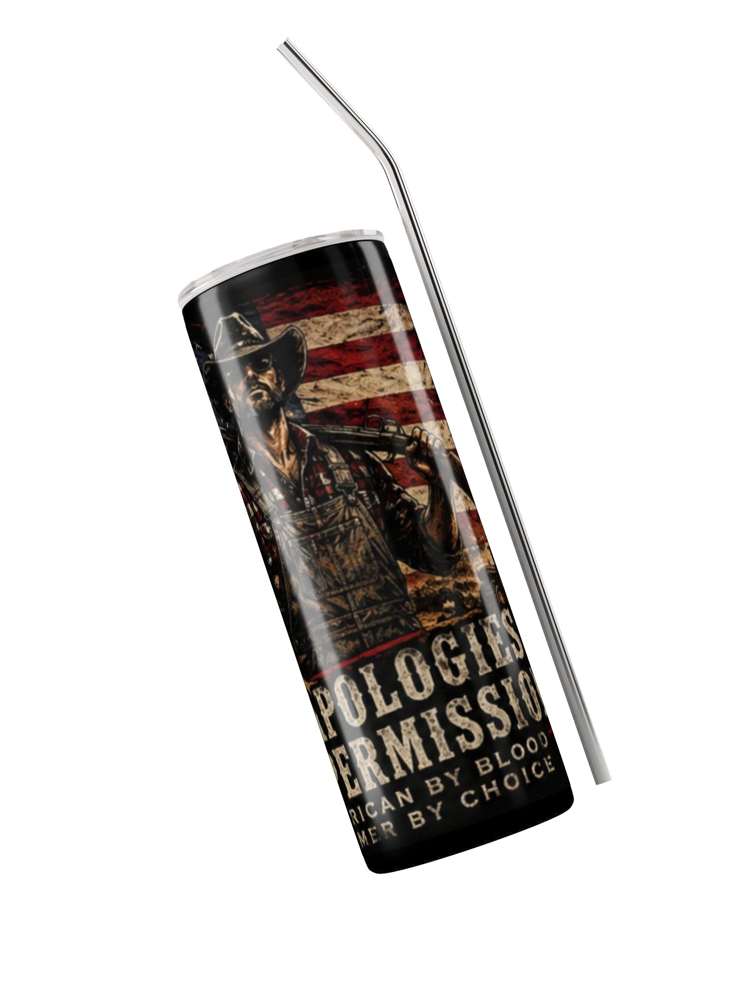 No Apologies - No Permission Statement Tumbler product image (3)