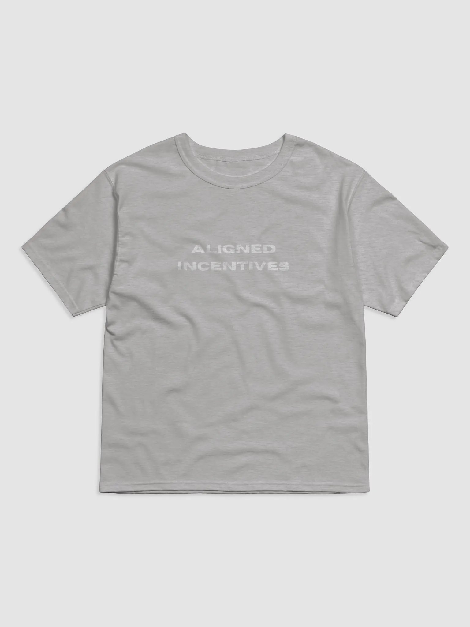 Aligned Incentives Typography SS Tee - Heather Grey product image (1)