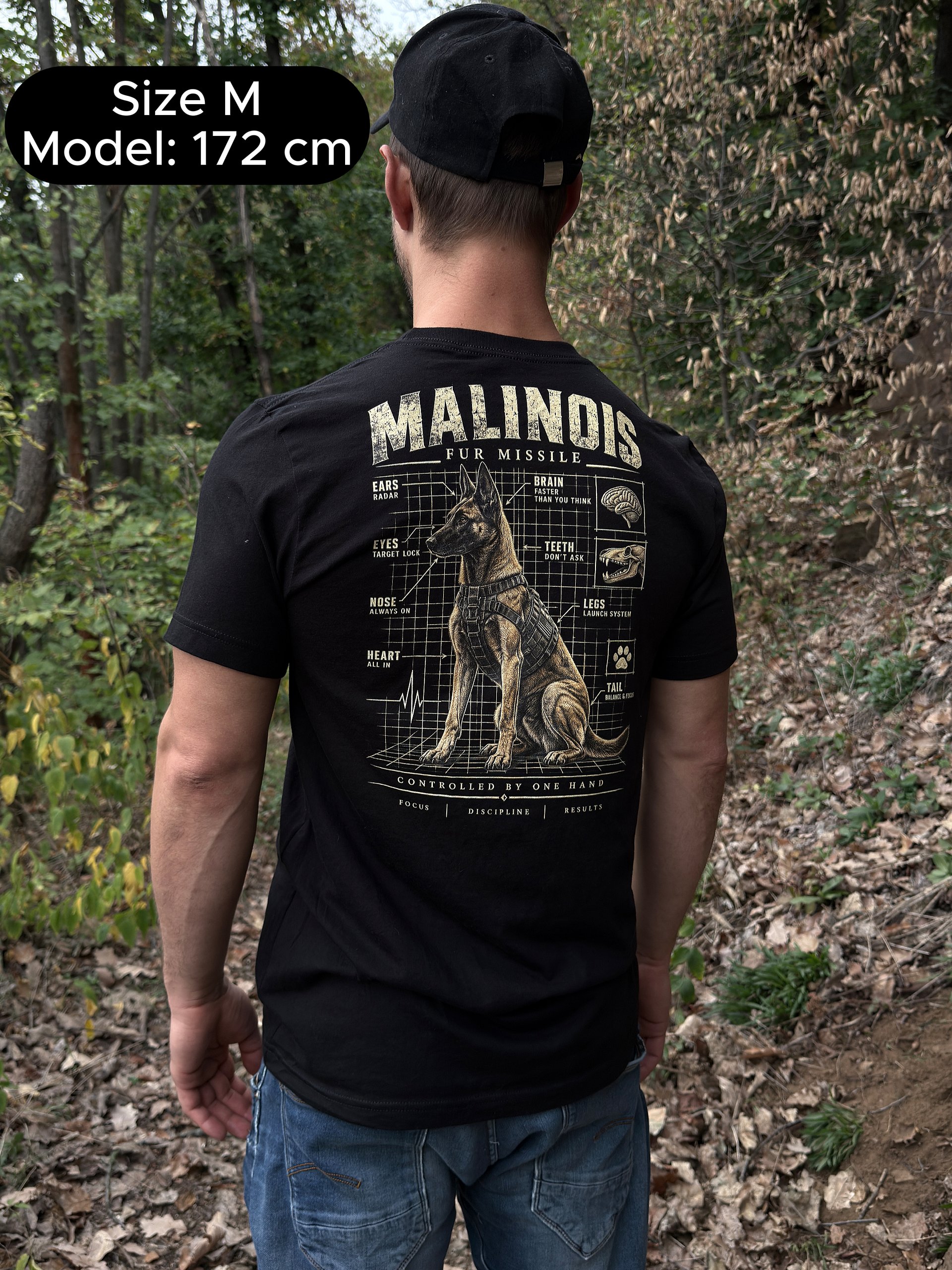 MALINOIS Fur Missile – Supersoft T-Shirt product image (3)
