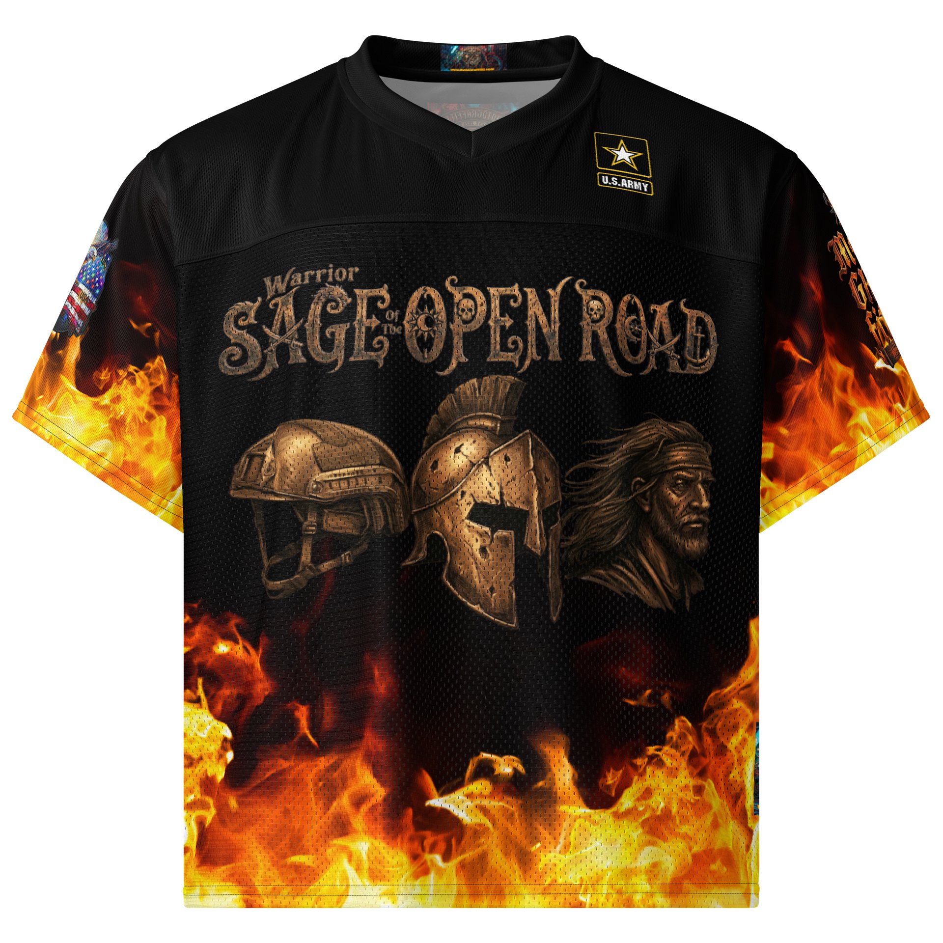 MötoGraffitti Warrior Sage US Army Football Jersey product image (1)