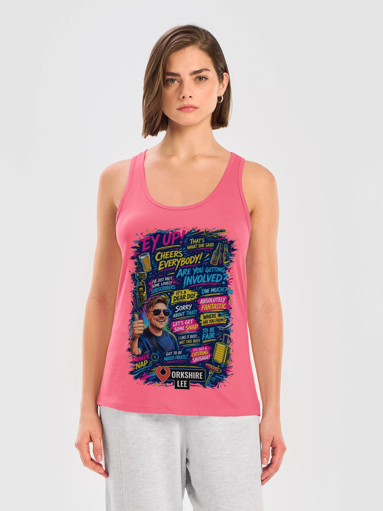 Woman's vest top - Yorkshire Lee Phrases product image (12)