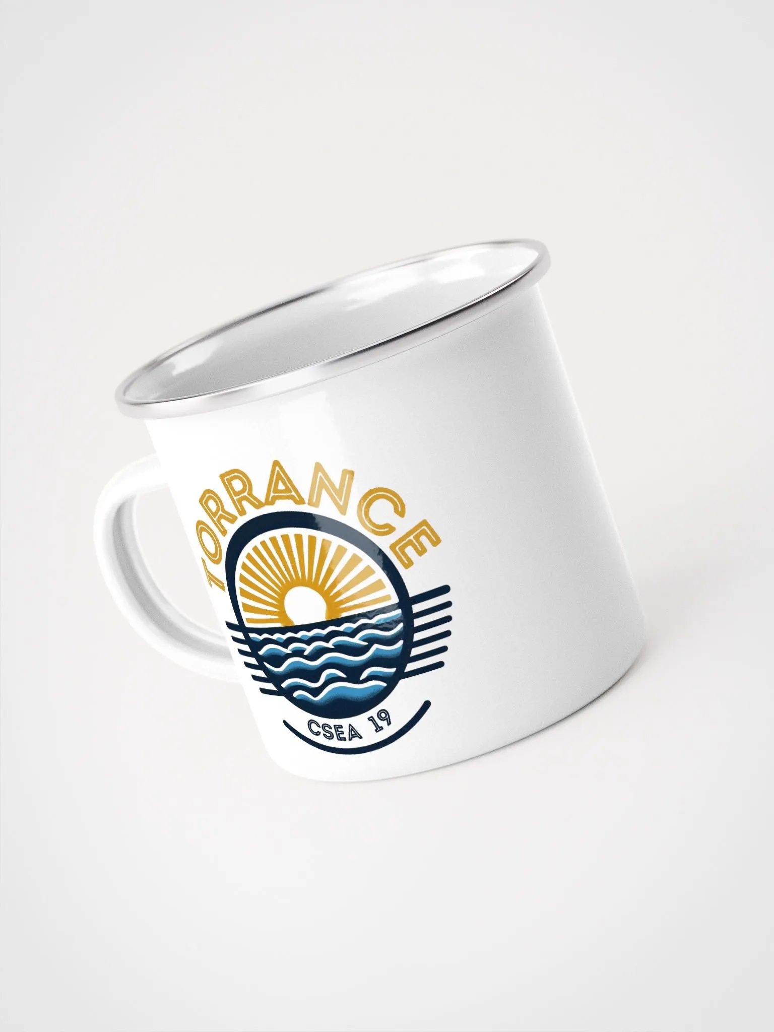 TUSD/CSEA Sun & Waves Enamel Mug product image (4)
