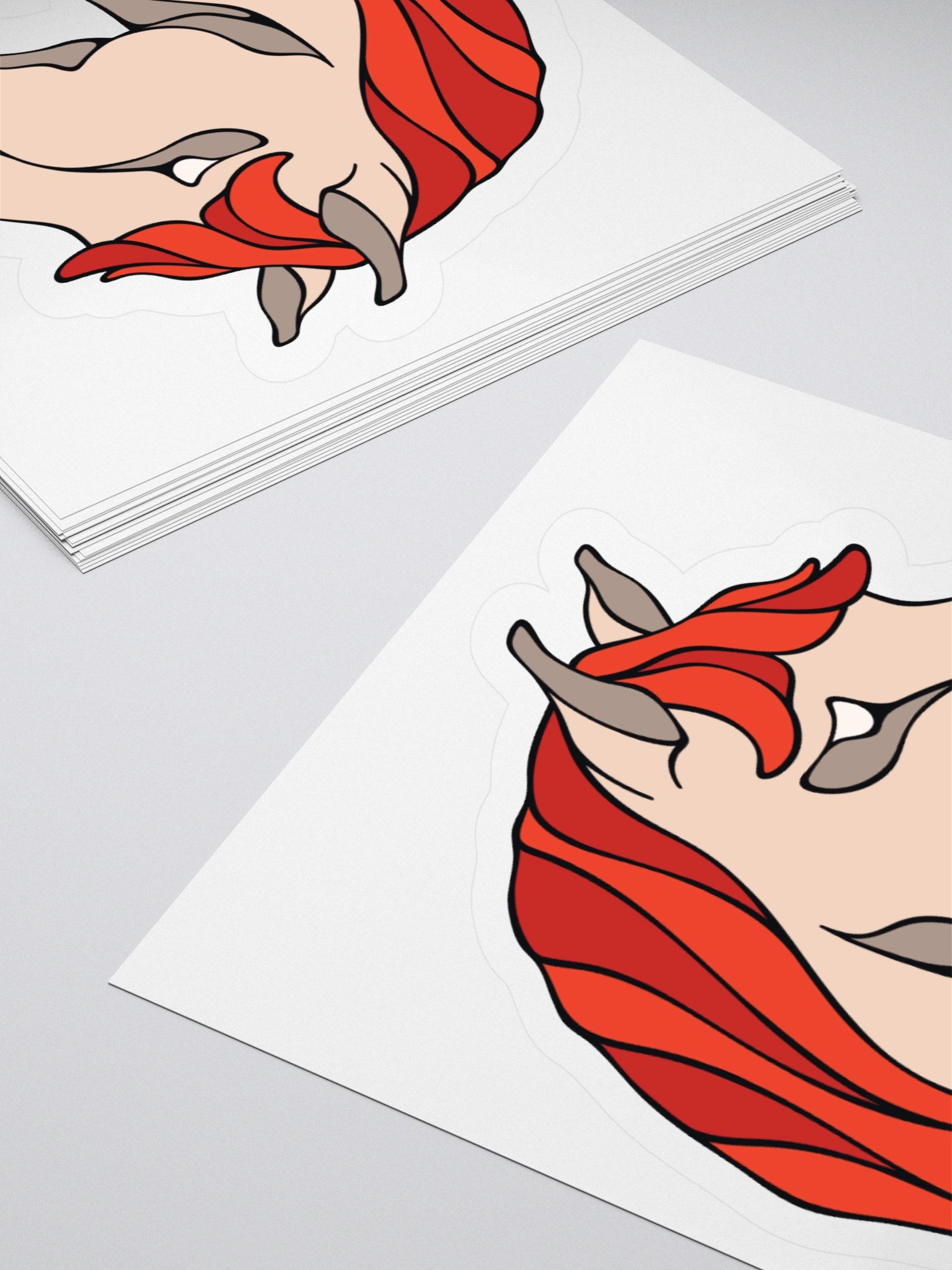 Whimsical Horse - Small/Medium Kiss Cut Sticker product image (4)
