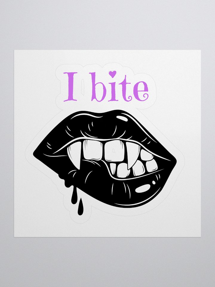 I Bite – Vampire Lips Sticker product image (3)