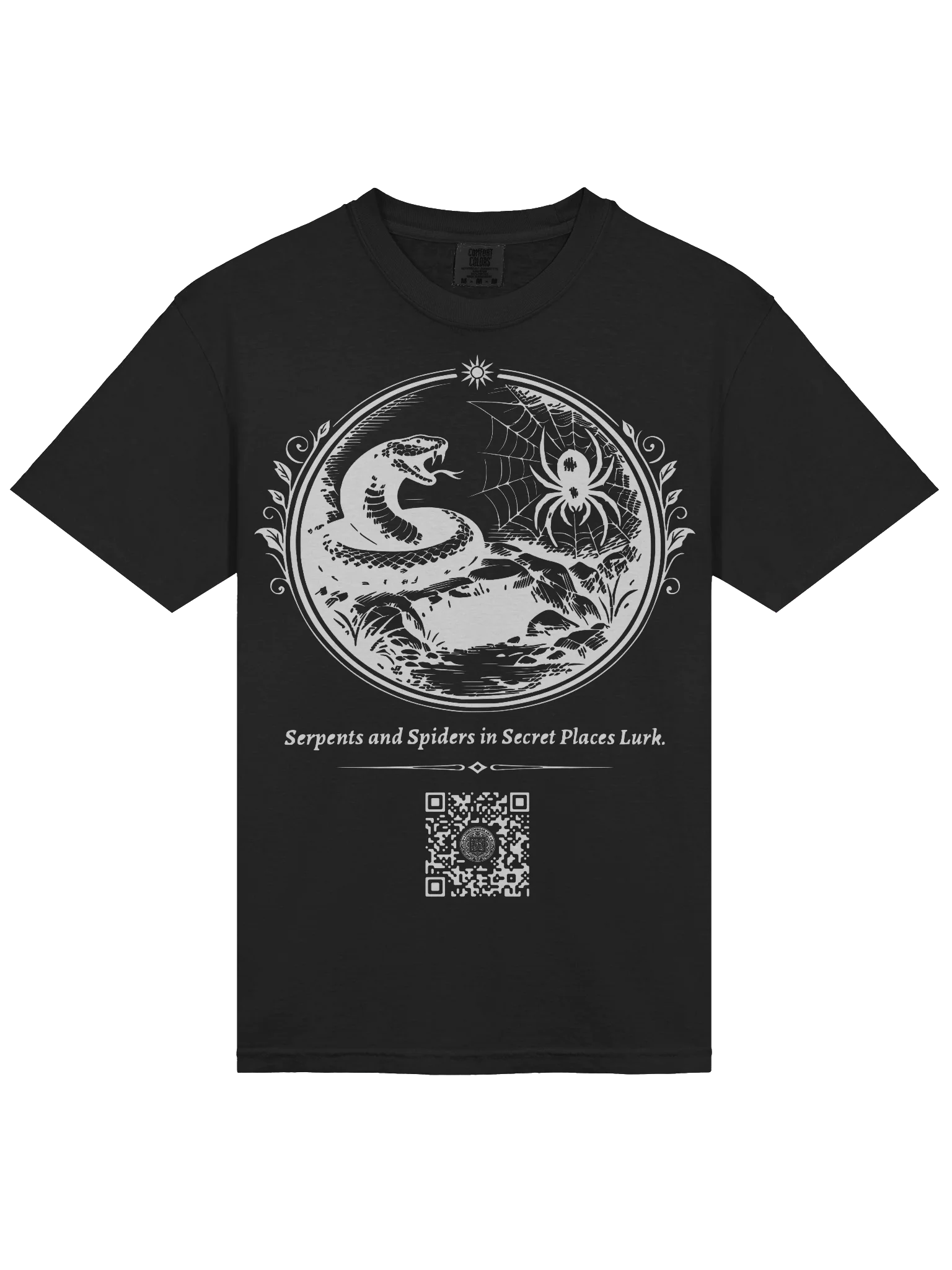 Lurking Dangers (White on Black/Color) product image (3)