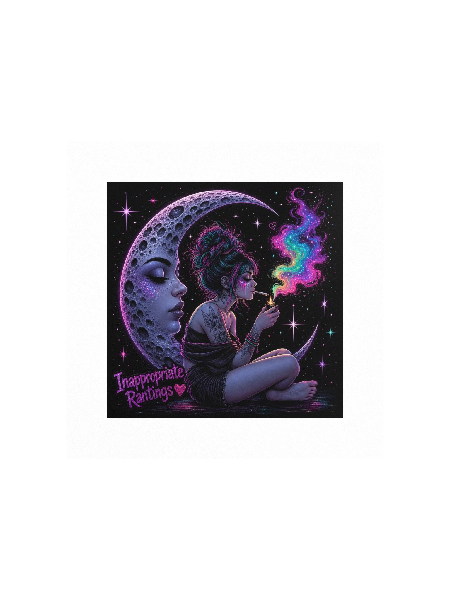 Cosmic Moon Girl Poster product image (5)