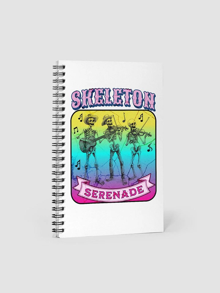 Skeleton Serenade Spiral Notebook product image (1)