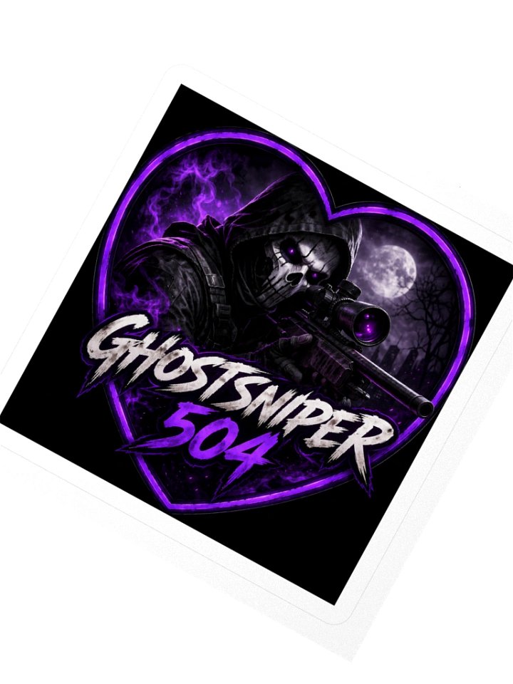 ghostsniper heart sticker product image (2)